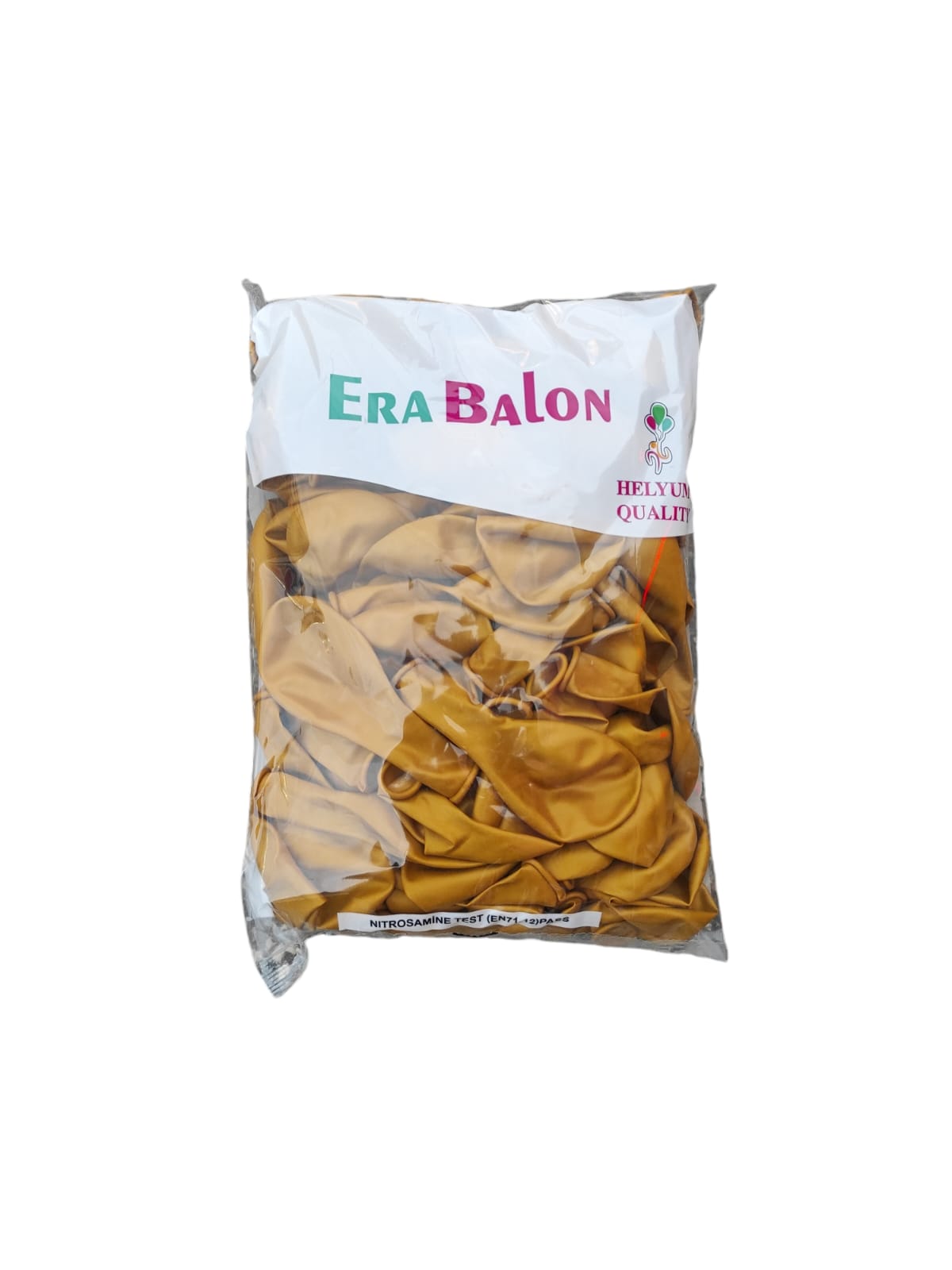 toptan hbk metalik altın gold balon 12 inç 100 lü